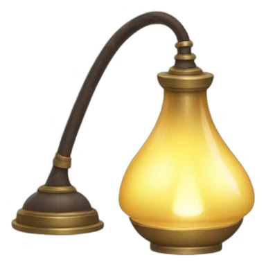 lampe magique génie Aladdin sticker