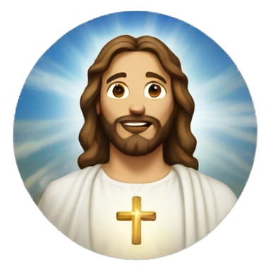  jesus and heaven sticker