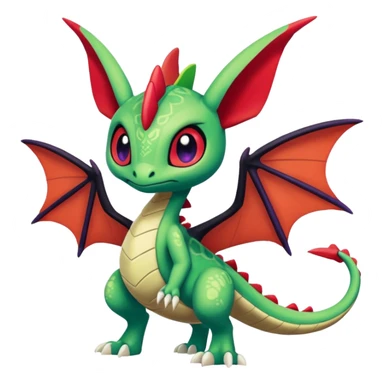 Meloetta-Flygon-Spyro-Toothless-Stitch-Pokémon-Fakémon-creature-hybrid sticker