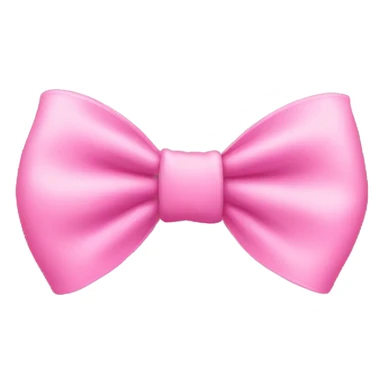 Pink bow sticker