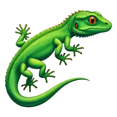 Hand grabbing a lizard sticker