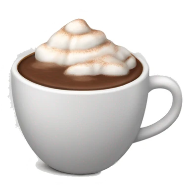 A cup of hot chocolate  sticker