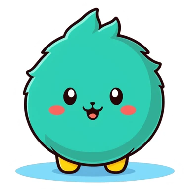 Wind as a playful puff sticker