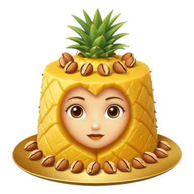 Pineapple Kesari sticker