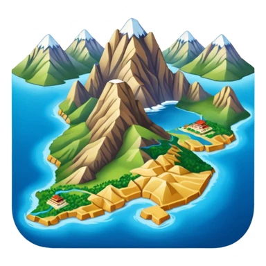 Peru map sticker