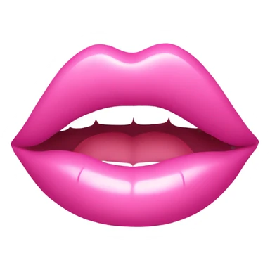 pink lipgloss sticker
