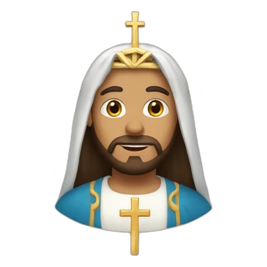 Une Croix de jesus sticker