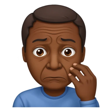 Person holding nose because something else is stinky sticker