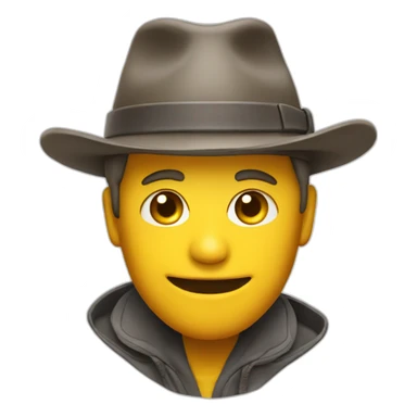 Chat avec un chapeau sticker