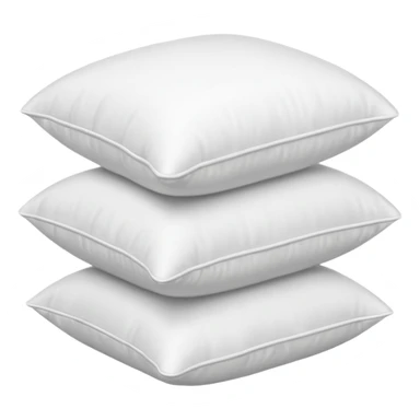 white pillow stack aesthetic  sticker