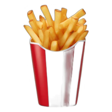 Five guys fries cup sticker
