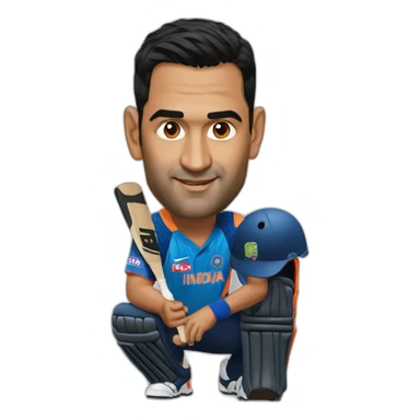 MS Dhoni sticker