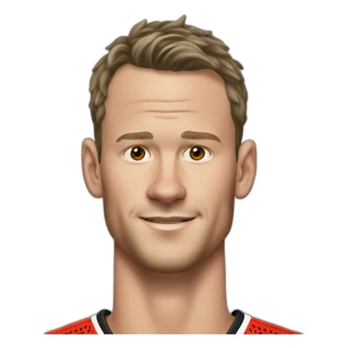Jonathan Toews as a beach bum sticker