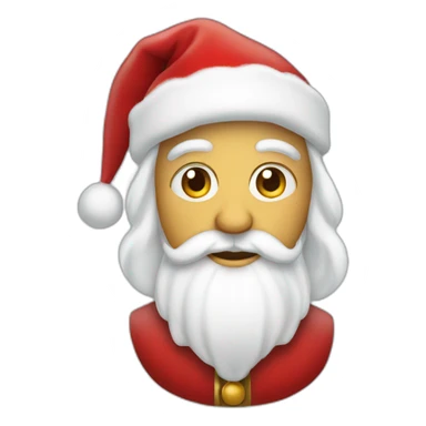 Babbo Natale Viola sticker