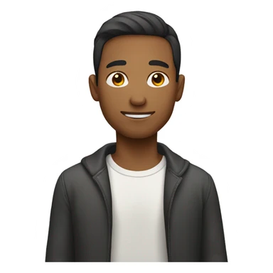 A generic person (no ethnicity) with his right hand on his heart. sticker