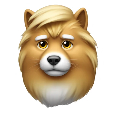  Donald trump as a furry sticker