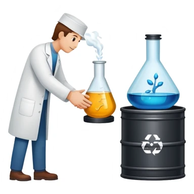 Design a new emoji in the exact style and visual language of current iPhone emojis. The emoji should represent the collaboration between PJSC “Tatneft” and Kazan Federal University. Use the same clean gradients, bold outlines, and expressive simplicity typical of iOS emojis. Combine familiar emoji elements—such as 🤝 (handshake), 🏫 (university), 🛢️ (oil barrel), and 🧪 (science flask)—into a single, unified symbol that conveys a partnership between a major oil company and a scientific institution. It should look as if it belongs natively in the iOS emoji set. sticker