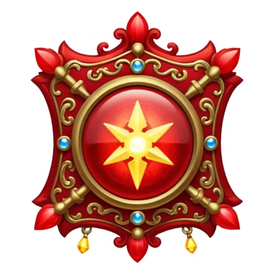 magical artifact red sticker