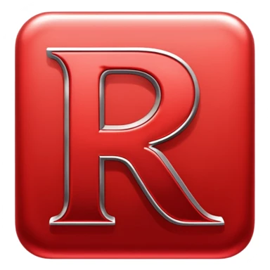 letter R sticker