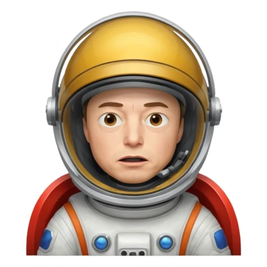 Elon Musk in the space: Angry sticker