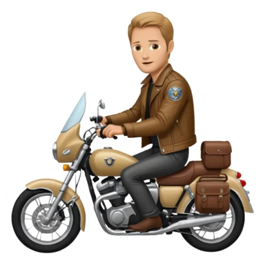 alexander skarsgard on a motorbike sticker