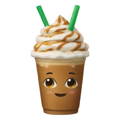 caramel frappuccino sticker