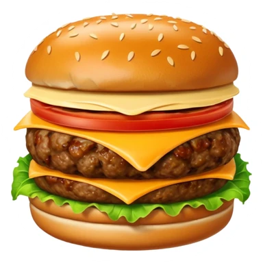 meatball burger sticker