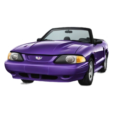 1996 mustang cobra convertible  sticker