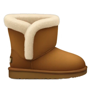 Ugg slippers in Brown  sticker