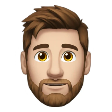 messi musculoso sticker