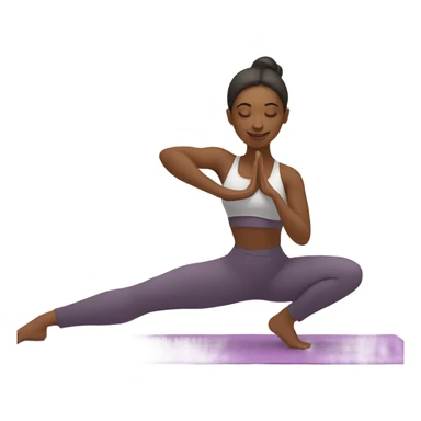 girl doing yoga  sticker