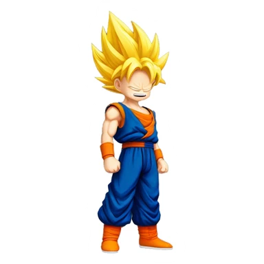 Goku in super sayain sticker