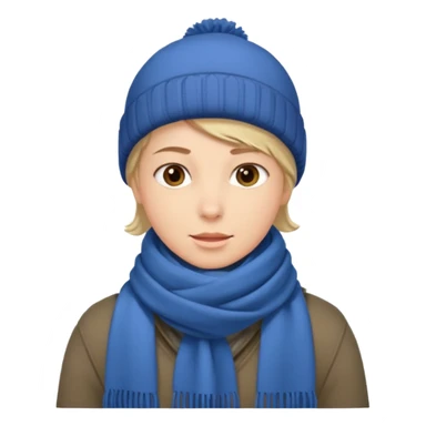 fotographer with winter clothes sticker