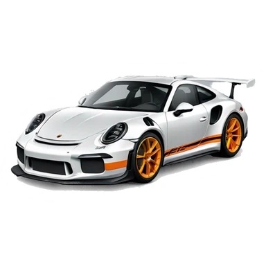 Side of a Porsche 911 gt3 rs sticker