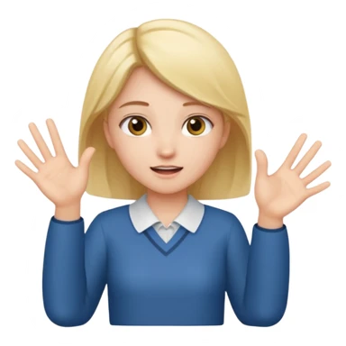 A girl teaching words..so i need a girl position like she us teaching..like real speaking  sticker