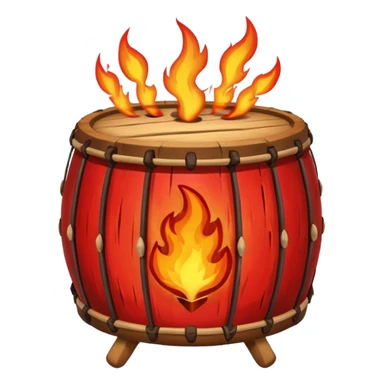 SHAMAN DRUM FIRE sticker