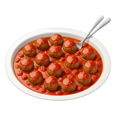 open buffet meatballs sticker