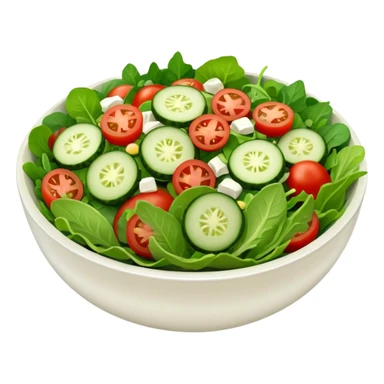 bowl of salad sticker