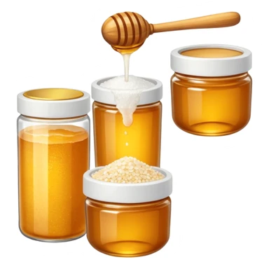 Salt and honey but separate  sticker