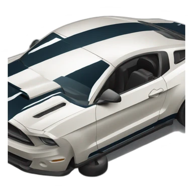 A ford mustang sticker