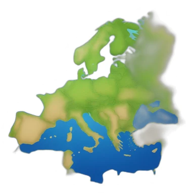 europe map sticker