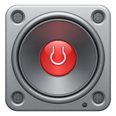 mac os icon audio speaker forbidden mute sticker