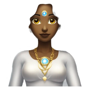 angelic diva third eye guardian of interdimensional temple sticker