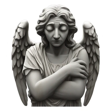 Weeping angel sticker