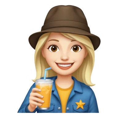 circus Rockstar drinking colddrink van  sticker