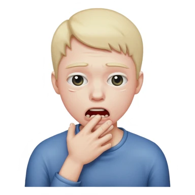 strangling myself sticker