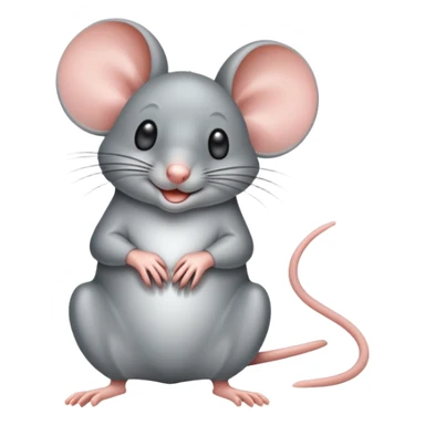 Une souris avec des épées  sticker