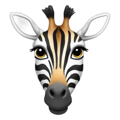 Zebra Giraffe Hybrid sticker