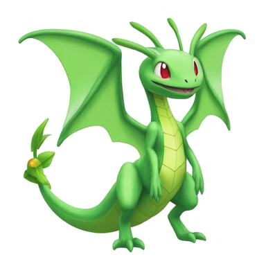 Full body shiny Flygon-Scyther-grovyle sticker