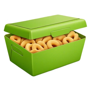 green snack box sticker